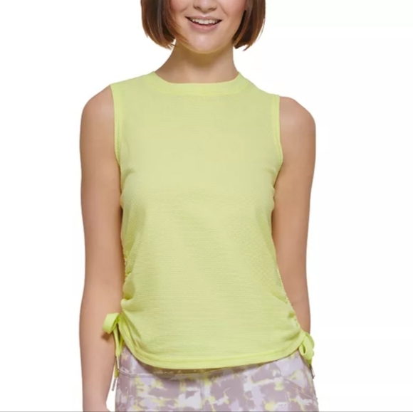 Calvin Klein Performance Ruched Tank - Picture 1 of 10